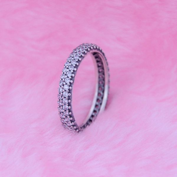 

silver inspiration on within ring with clear cz 100% 925 sterling silver rings diy making fits for pandora jewelry 2016 new christmas gift