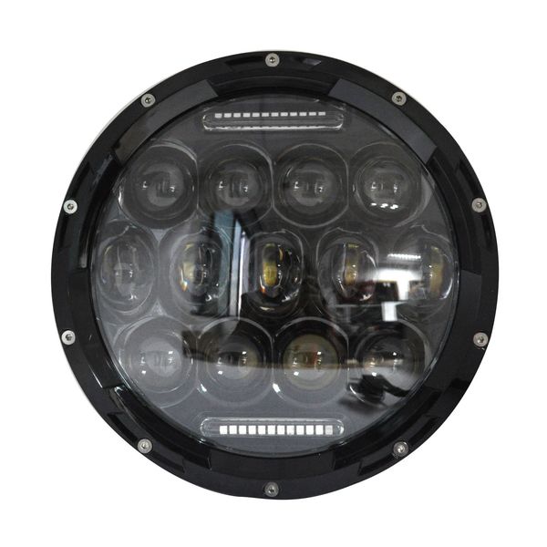 

1pcs 12v 7 inch 75w drl jeep wrangler led headlight with high low beam fee shipping