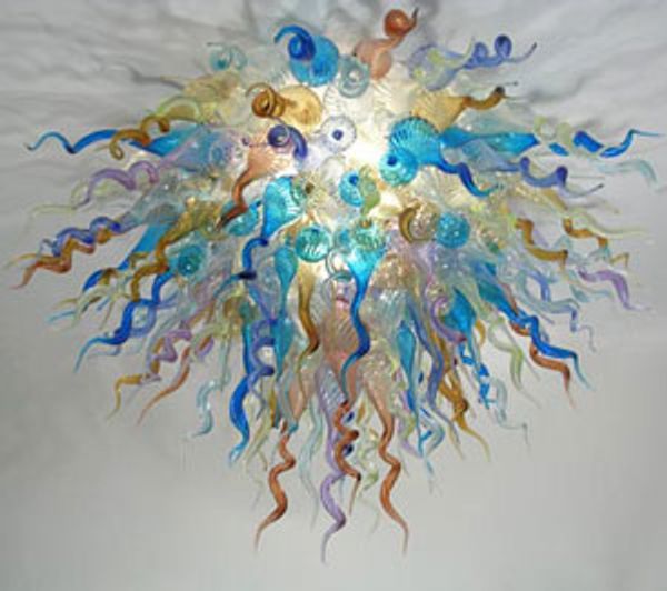 

бесплатная доставка цвет / размер customized ce / ul сертификат 100% рука выдувное стекло люстры освещение для дома deco