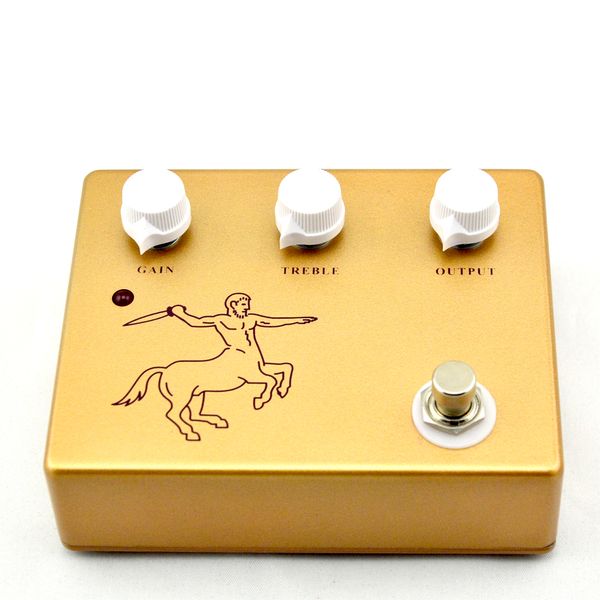 Nova Klon Overdrive Guitarra Pedal Boutique Professional construído Bela Golden @ Brand New Condition