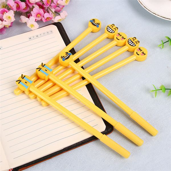 

test special gel pen smiling face emoji neutral pens originality children deskoffice supplies student gift emoji pens ib416