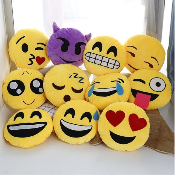 

1шт 30см Cute Emoji Подушка Главная смайлик Подушка мягкая игрушка Мягкие плюшевые Для