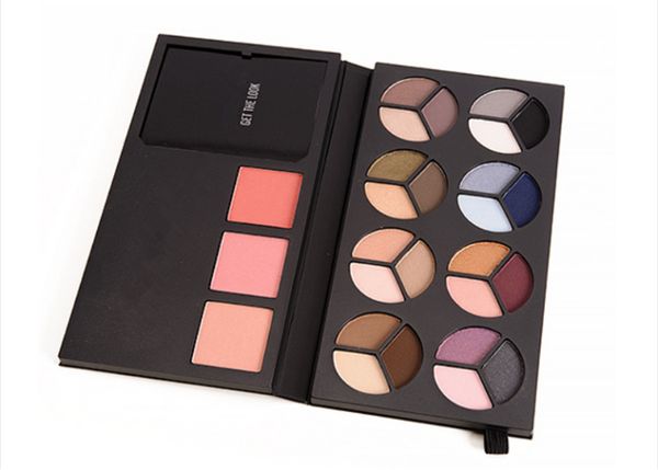 

factory direct makeup eyes smash p op mega palette 3 colors blush+24 colors eye shadow with mascara