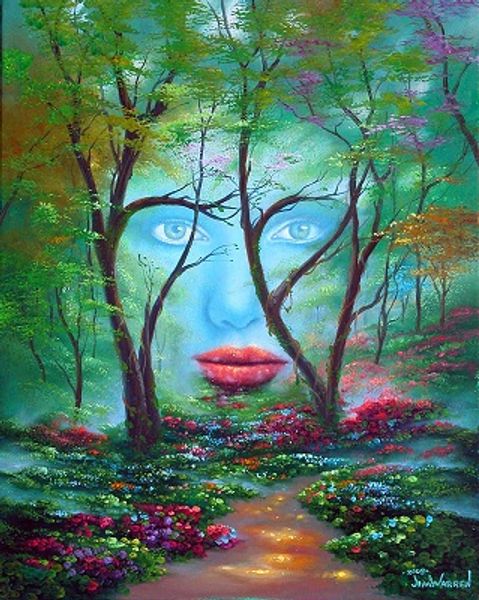 

джим уоррен деревья beas art картина маслом, высокое качество ручная роспись / hd печать домашнего декора стен пейзаж искусство картина масл