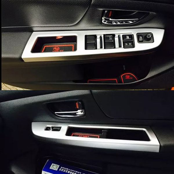 Accessories Abs Plastic Window Switch Panel Arm Door Cover Trim For Subaru Xv 2012 2013 2014 Custom Truck Interior Custom Truck Interior Accessories