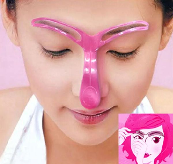 

new style grooming brow painted model stencil kit shaping diy beauty eyebrow stencil eyebrows styling tool