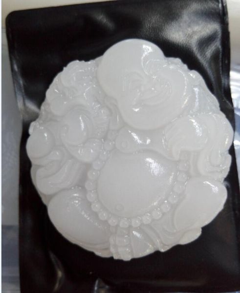 

Китайский природный Суэт нефрит Будда кулон A04