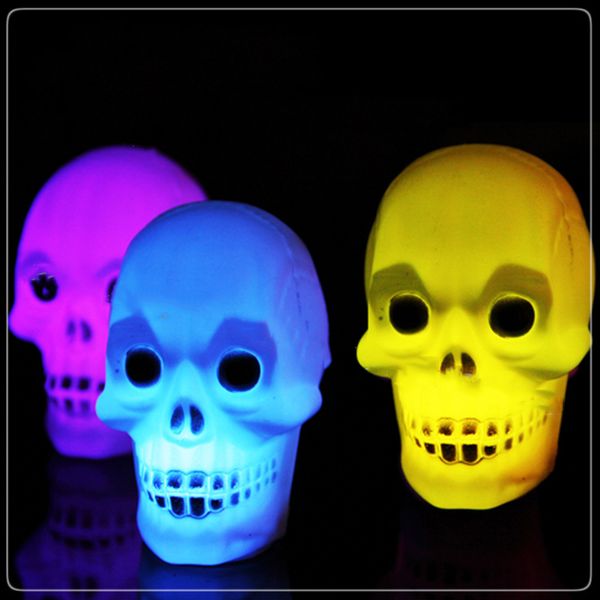 

2016 новый светодиодный тыквенный скелет свет hallowmas рождественская вечеринка украшения опора тумбочка свет 5 см хэллоуин лампа