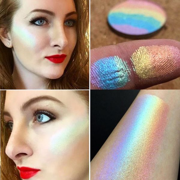 rainbow highlighter makeup