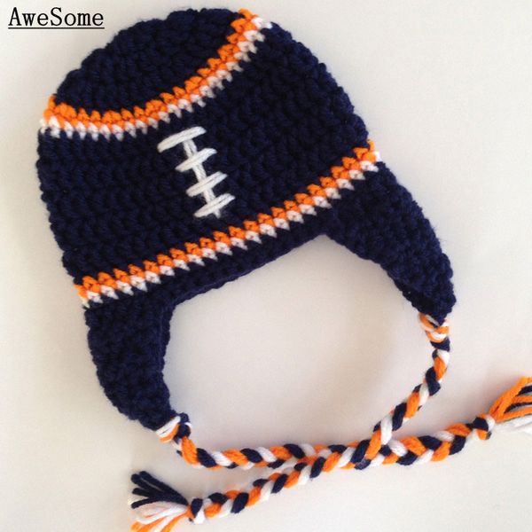 Crochet petit pompon grosses hat photo prop cadeau baby shower