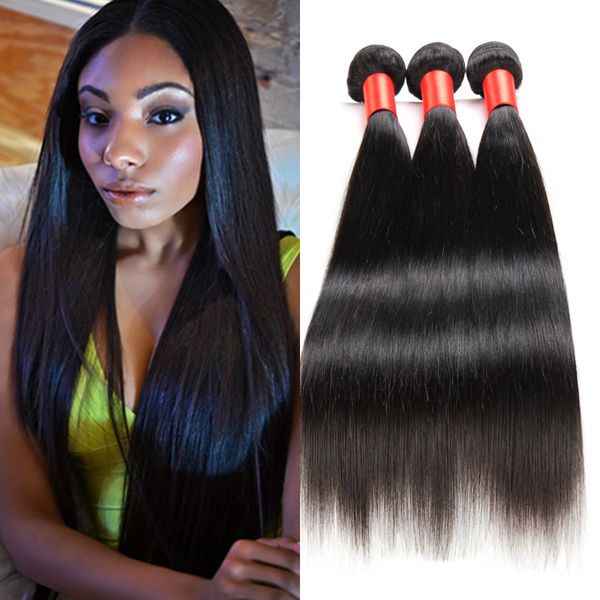 Silky Straight Peruvian Hair Weave Unprocessed 100 Natural Human