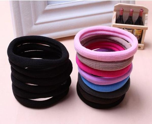 

big size, candy color hair rope, seamless elastic hair ties,bands headband hair strap hair band, ing, Black;brown