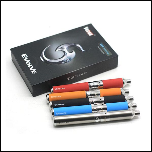 

Authentic Yocan Evolve Kit 650mAh Wax Vaporizer Pen Kit with Quartz Dual Coil VS Evolve Plus Kit