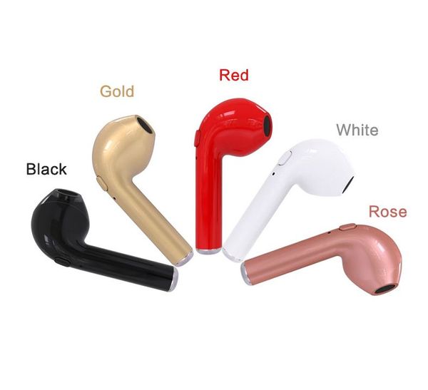 

HBQ I7 Mini Bluetooth Earbud Single Wireless Invisible Headphones Headset With Mic Stereo bluetooth Earphone for Iphone X 8 7 6 PLus Android