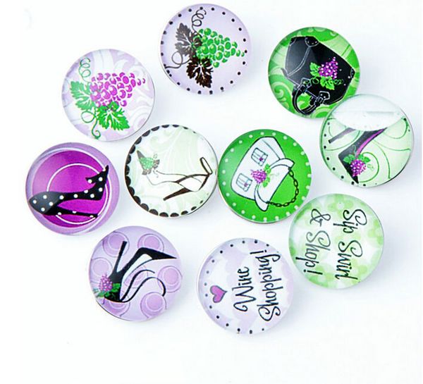 

100pcs high heels rabbit heart design 18mm button noosa ginger snap charms jewelry interchangeable jewerly charms pendants necklace 2016, Bronze;silver