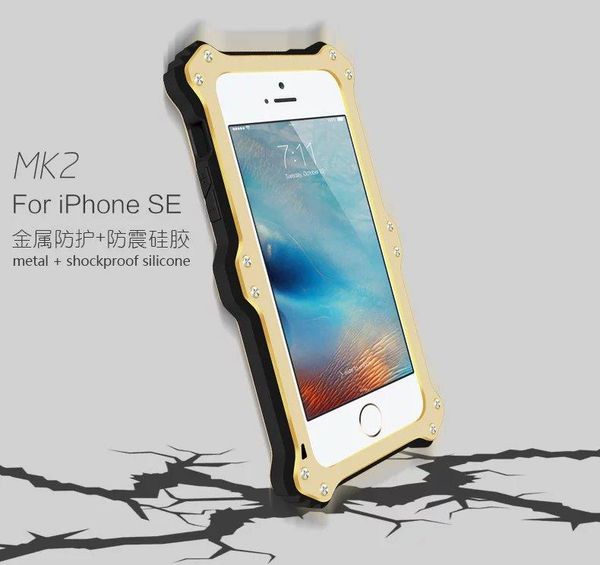 

Любовь Mei MK2 противоударный силикон + металлический алюминий для Iphone se натуральная кожа флип чехол