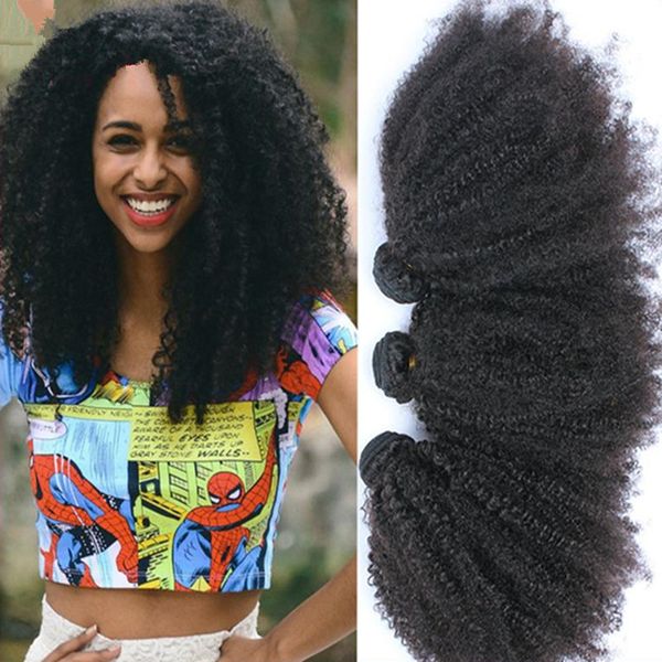 Cheap 8a Peruvian Kinky Curly Hair Extensions 10 30inch Afro Kinky