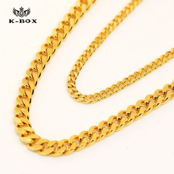 

подарок chrismas AAAAAA 24K 3mm / 5mm 24 30-дюймовый широкоформатный позолоченный малый кубинск