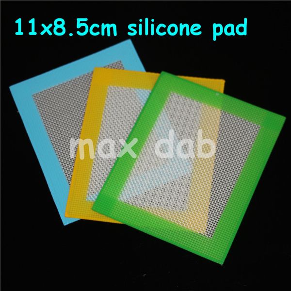 

tools silicon wax pads dry herb mats small 11x8.5cm silicone mat dabber sheets jars dab tool for oil containers fda