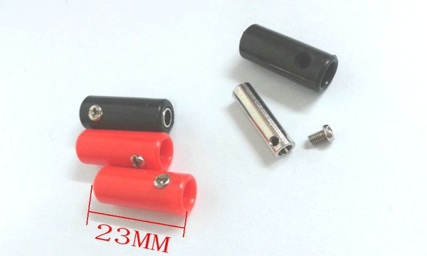 Conectores de prueba de enchufe hembra de cobre de 4mm de cobre de 100 Uds.