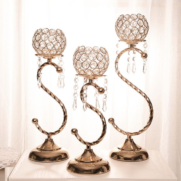 Beautiful Crystal Beaded Candle Holder Gold Votive Candle Holder Wholesale Tall Floor Candle Holders Tall Glass Candle Holders From Shuangbeiglass
