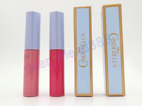 

12Pcs Brand Makeup Cinderella Matte Lipgloss Liquid Kissable 12 различных цветов губ 5ML Бесплатная доставка