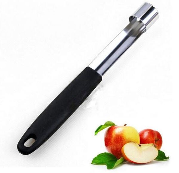 

fashion stainless steel easy twist core seed remover fruit apple corer pitter seeder kitchen tool random color