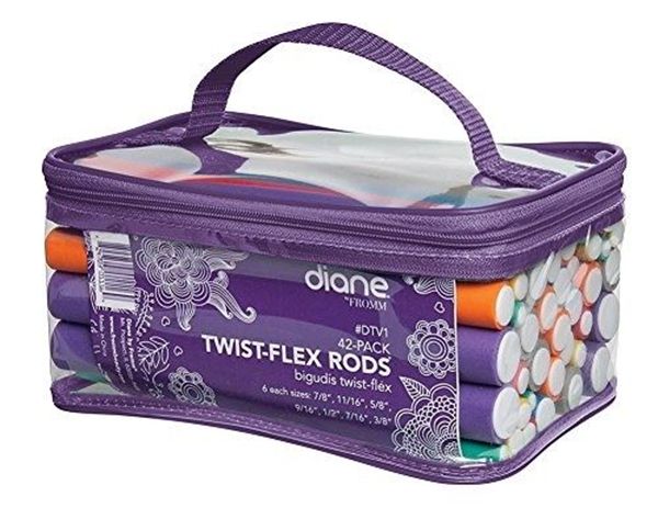 

diane fromm hair curlers styling tools pearl cotton curls bars 42 piece roller in bags rubber hair rollers for girls color christmas gift