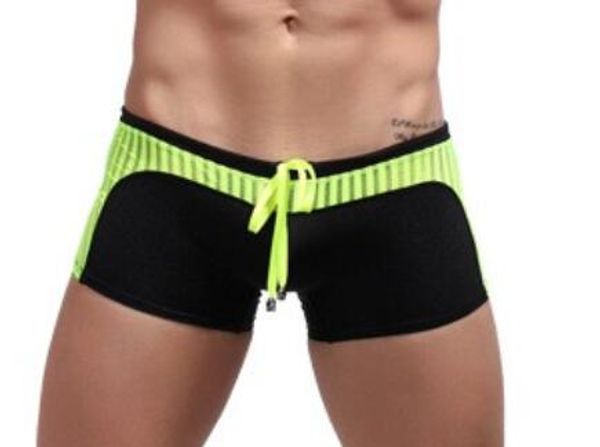

new fine wholesale- men's swimming trunks men beachwear swim suit beach surf board wear underpants men's short pants 3piece/lot, Black;white