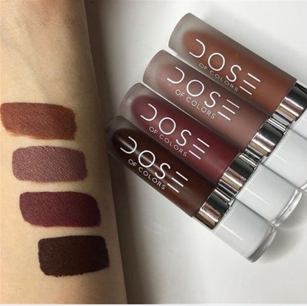 

Do e of color makeup matte liquid lip tick long la ting lip tick waterproof lip glo makeup 12 color available hipping