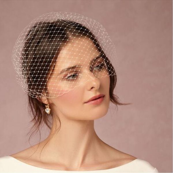 Classical Short Wedding Veil With Comb Bridal Hair Accessories