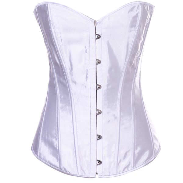 

wholesale plus size bustiers corset lace up women overbust wedding bridal corselet wear out for party slimming waist cincher 0818, Black;white