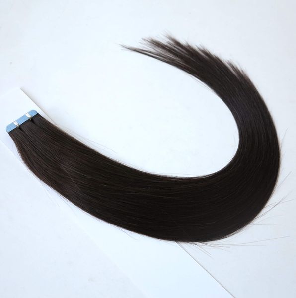 

tape in skin human hair extensions,tape hair extensions,40pcs/bag 100g,50g/bag, Black