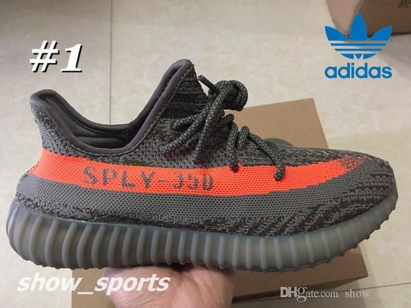 Adidas Yeezy Boost 350 v2 BY1604 Black / White Size 10 1/2 Cheap 