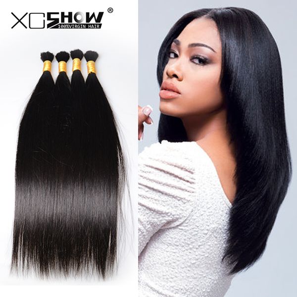 8a Braid Hair Peruvian Human Hair Bulk For Braids Cheap Straight