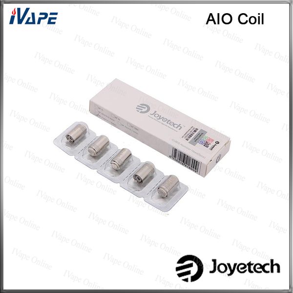 

100% оригинал Joyetech AIO Bf катушки BF SS316 0.6 ohm катушки головки 15-28 Вт для Joyetech eGo AIO комплект AIO замена катушки