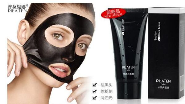 

purifying peel-off mask blackhead remover deep cleansing facial mask pilaten purifying peel acne black mud face mask shrink pores