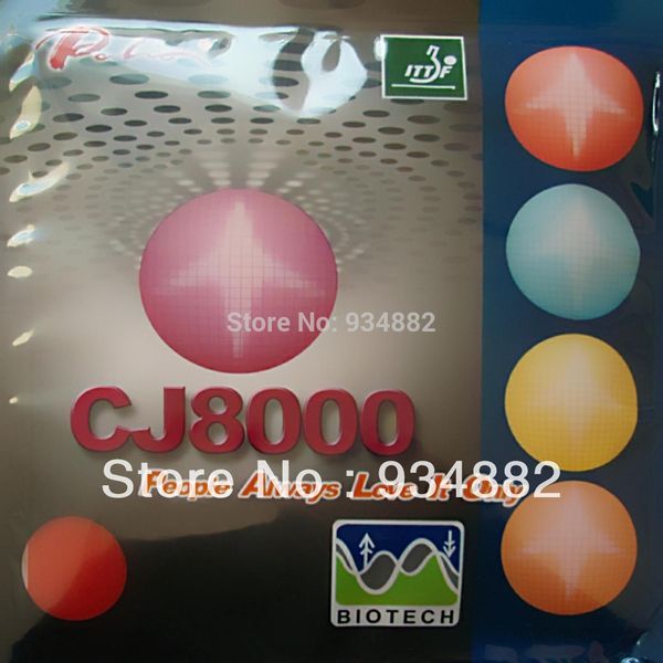 

wholesale-palio cj8000 (biotech) pips-in table tennis (pingpong) rubber with sponge (hardness: 36-38