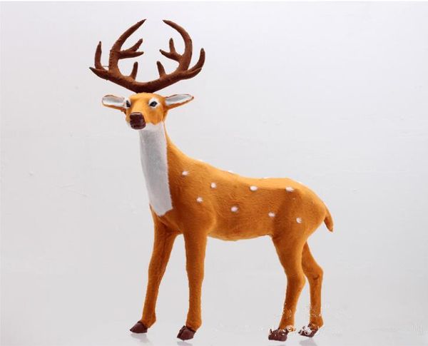 

20cm christmas spotted deer toys christmas gifts decoration diy toy party l home decor milu kct 001