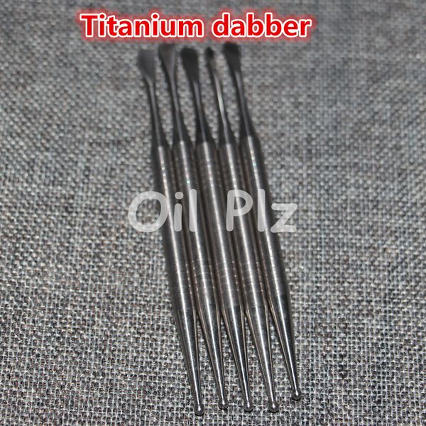 Ручные инструменты из нержавеющей стали E сигарета Dabber Tool Titanium DAB гвоздь для воска сухого стекла травы назад G5 VGO Kmiblet Atmos Micro распылитель Vaporizer Pen