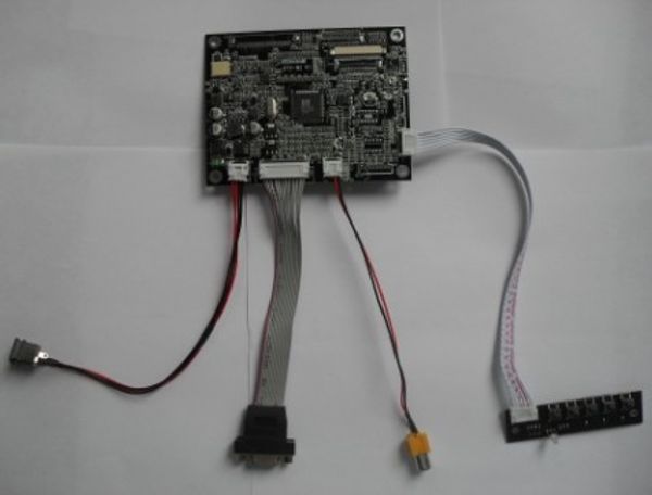 Atacado-Single 50PIN Interface placa de driver LCD, placa AV / VGA EJ080NA-05B / EJ080NA-05A
