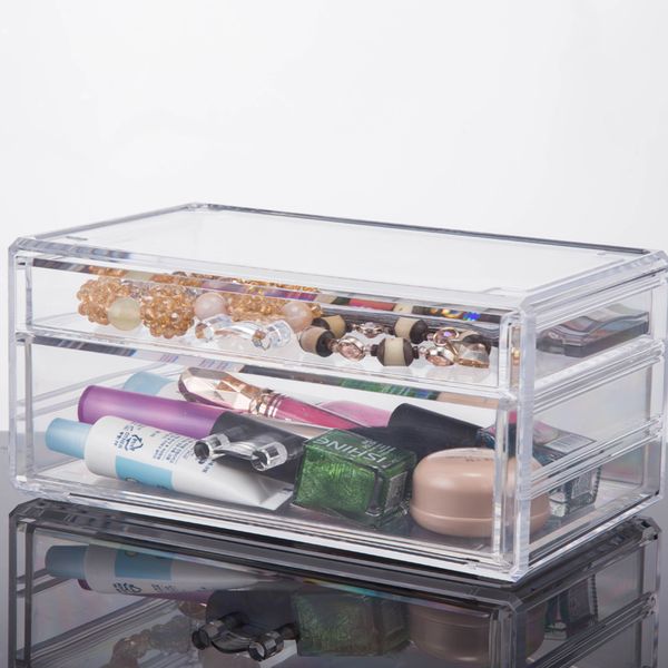 2019 2019 New Custom Acrylic Drawers Acrylic Makeup Organizer 2