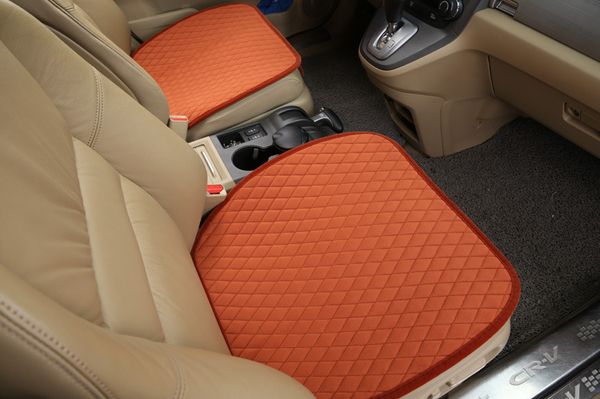 

car front seat covers velvet check design universal fit suv sedans chair pad cushion antiskid