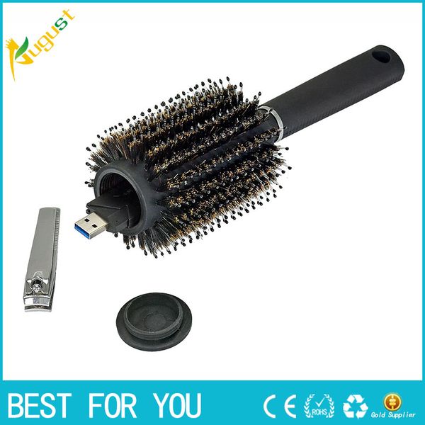 

hair brush black stash safe diversion secret security hairbrush hidden valuables hollow container for home security secret storage boxs