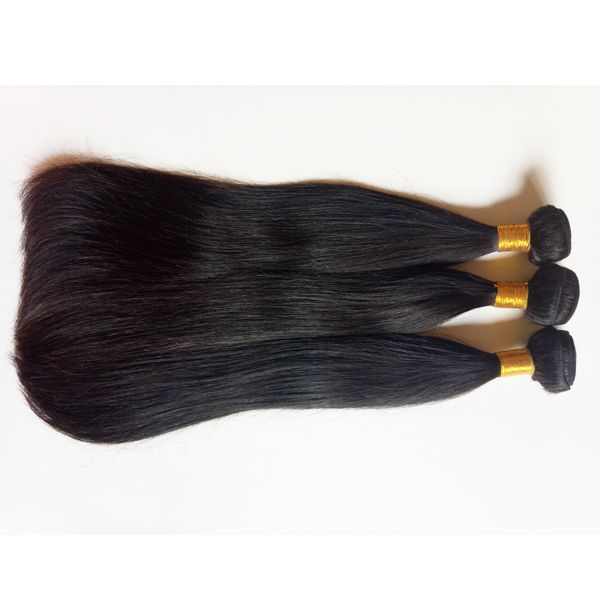 Brazilian Virgin Hair Straight Natural Color And Black 1 1b