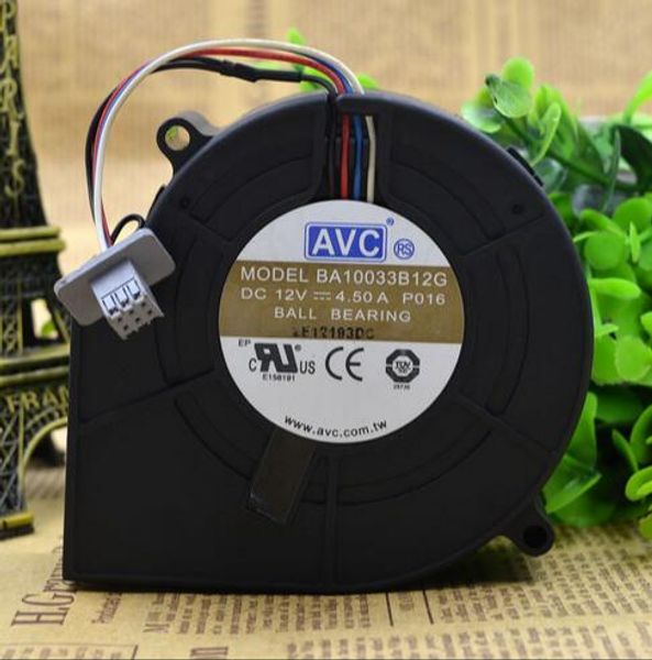 AVC 9733 4.5A BA10033B12G 12 V dört telli büyük rüzgar türbini fanı yüksek hızlı fan