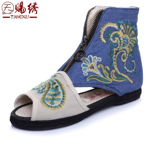 

2016 new special offer genuine mother all-match personality color folk style female fish mouth shoes sandals hollow, Black