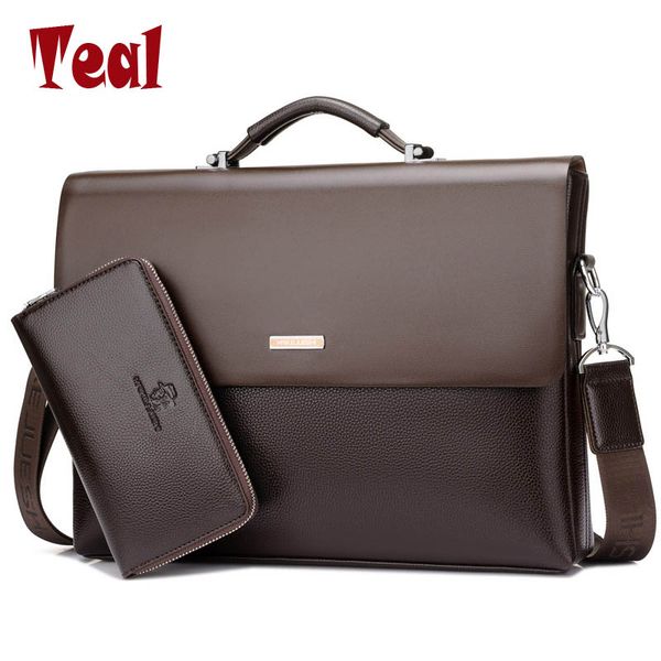 

wholesale- 2017 new arrival business men briefcase bag pu leather lapbag briefcase male pu leather shoulder bags