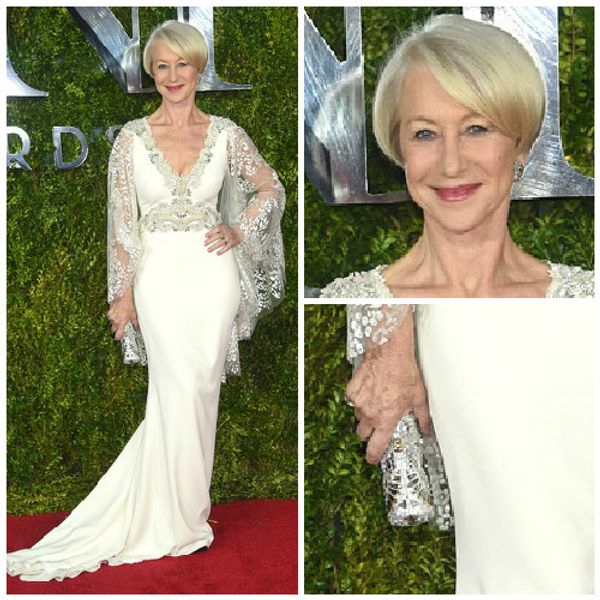 

Красная дорожка perhiasan berlian Helen Mirren Tony Awards 2016 вечерние платья Каннский кинофестивал
