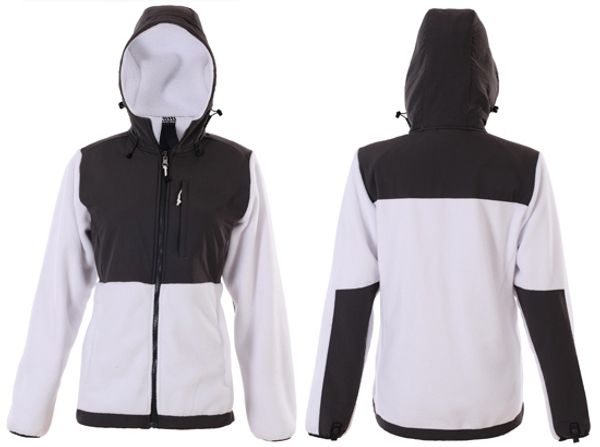 

new winter women fleece hooded jacket fashion slim pink ribbon osito jacket outdoor windproof casual fleece sportswear woman winter ski down, Black;brown